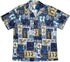 Hula Girl Honu Outrigger Men's Hawaiian Shirt