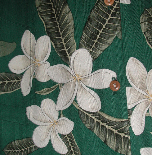 Paradise Found Men's Plumeria Hawaiian Shirt