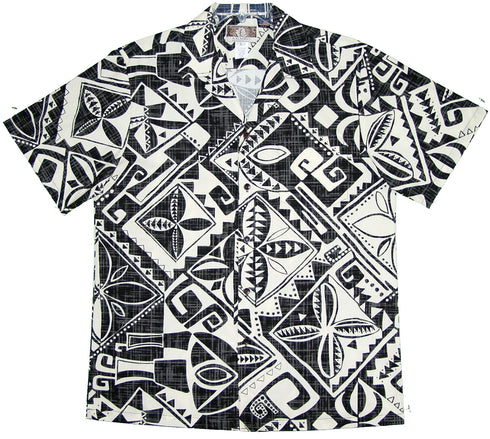 Polynesian Portrayal Men's Hawaiian Shirt