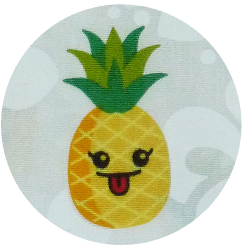 Kawaii Cute Pineapples Girl's Hawaiian Flared Dress