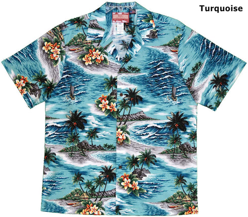 Ocean Wave Surf Men's Hawaiian Shirt