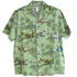 Aerial Island Dog Fight Mens Hawaiian Shirt