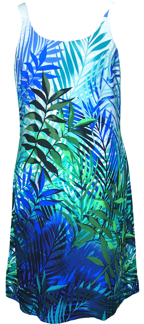 Windy Wonderland Women's Bias Cut Slimming Hawaiian Dress