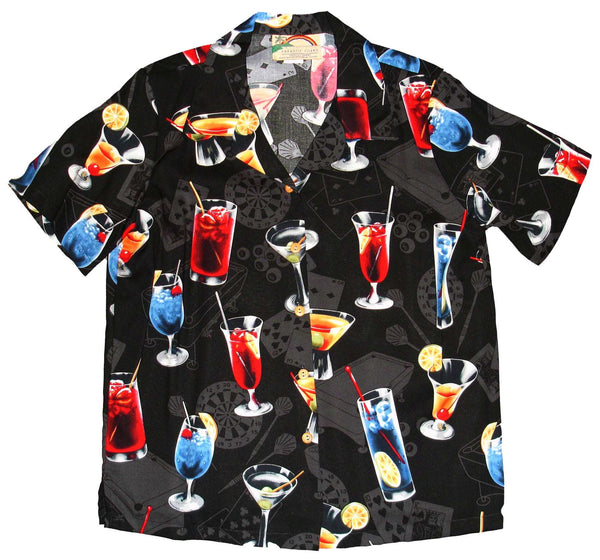 Cocktail Games Happy Hour Women's Hawaiian Camp Shirt