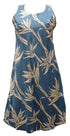 Pareau Paradise Women's Short Tank Flared Hawaiian Dress