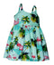 Pink Flamingo Paradise Girl's Hawaiian Flared Dress