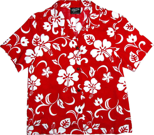 Classic Hibiscus Women's Hawaiian Camp Shirt