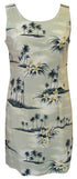 Plumeria Island Women's Sheath Hawaiian Short Tank Dress