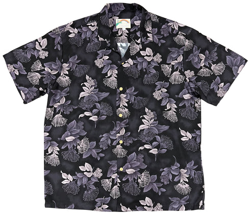 Paradise Found Men's Ohia Lehua Hawaiian Shirt