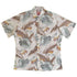 Aloha Leaves Reverse Print Hawaiian Cotton Mens Shirt