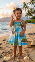 Paradise Island Surf Infant & Toddler Girl's Hawaiian Smocked Dress