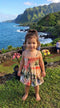 Paradise Island Surf Infant & Toddler Girl's Hawaiian Smocked Dress
