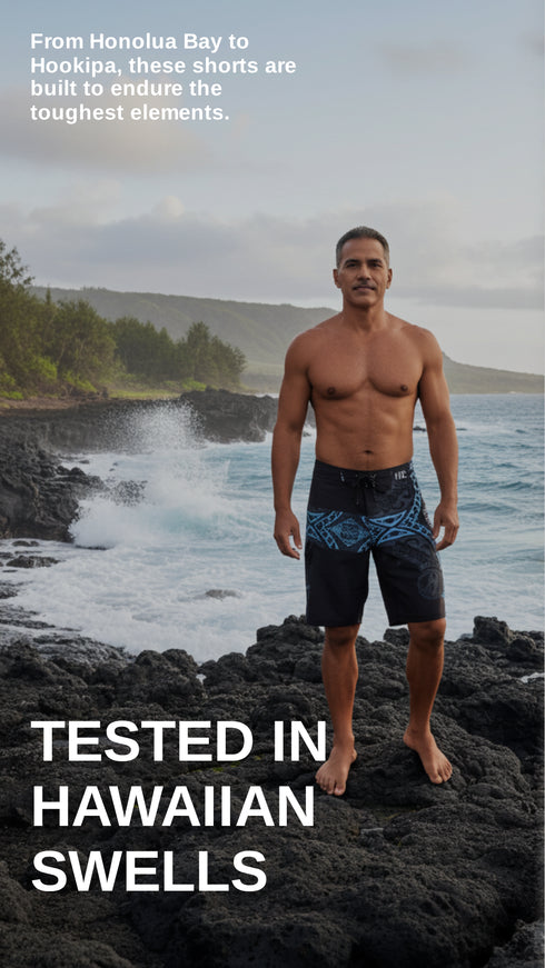 Hawaiian Island Creations (HIC) 21" Kanaha 8 Way Stretch Boardshorts