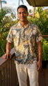 Tigers Faded Men's Classic Hawaiian Shirt (Regular Size)
