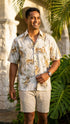 Tigers Faded Men's Classic Hawaiian Shirt (Regular Size)