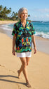 Jungle Parrot Women's Hawaiian Camp Shirt