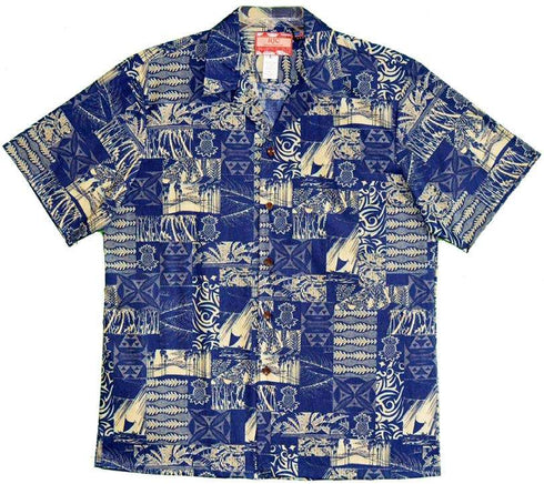 Contemporary Polynesian Men's Hawaiian Shirt