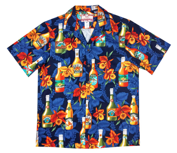 Orange Orchid Hawaiian Pale Ale Men's Hawaiian Shirt
