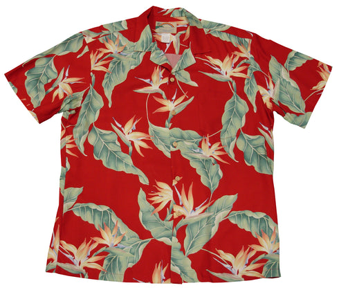 Paradise Found Men's Bird of Paradise #5 Hawaiian Shirt