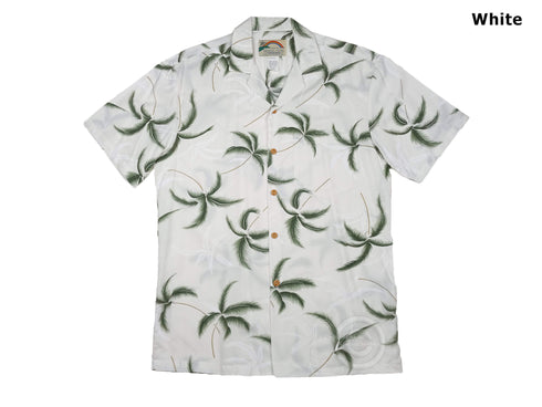 Paradise Found Men's Hurricane Palm Hawaiian Shirt