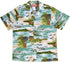Hawaiian Island Airplane Men's Hawaiian Shirt