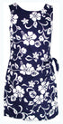 Original Classic Hibiscus Women's Mock Wrap Hawaiian Sarong Dress