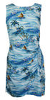 Islanders Women's Mock Wrap Hawaiian Sarong Dress