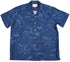 Paradise Found Men's Simple Bamboo Hawaiian Shirt