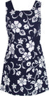 Classic Hibiscus Women's A-Line Hawaiian Short Tank Dress