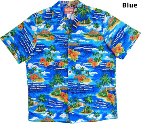 Vibrant Hibiscus Island Men's Hawaiian Shirt