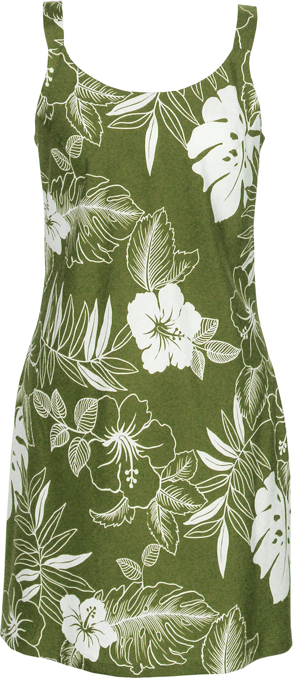 Exquisite Hawaii Women's Bias Cut Slimming Hawaiian Dress