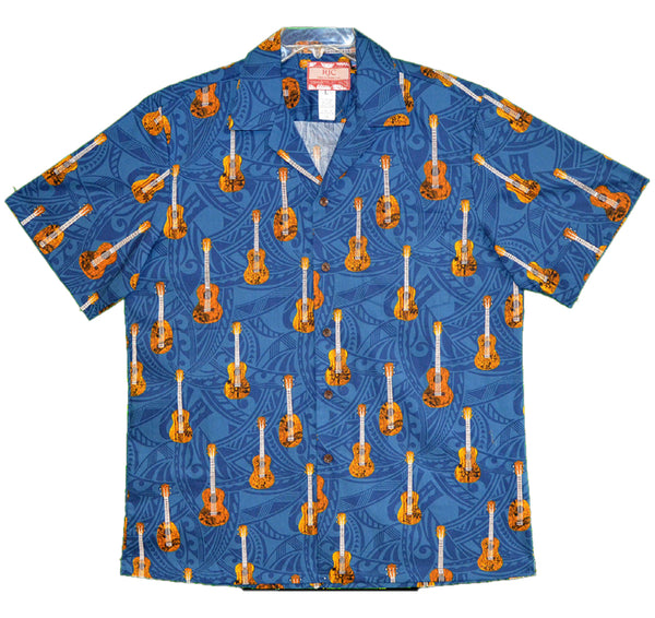 Tribal Tattoo Guitars Men's Hawaiian Shirt