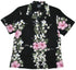 Paradise Lei Panel Women's Hawaiian Camp Shirt – 100% Rayon, Made in Hawaii | RJC