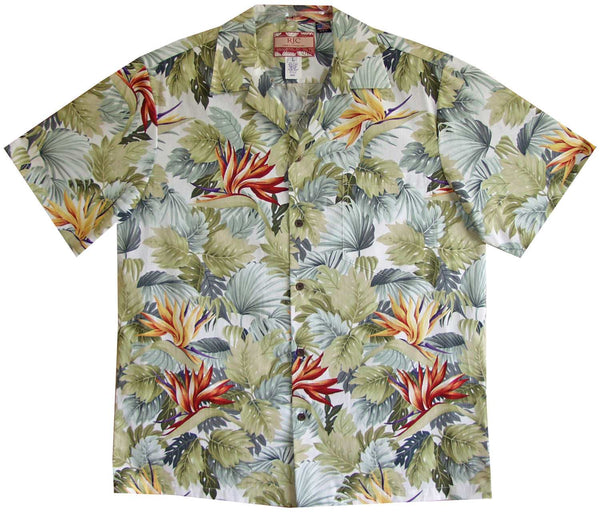 Bird of Paradise Palm Men's Hawaiian Shirt