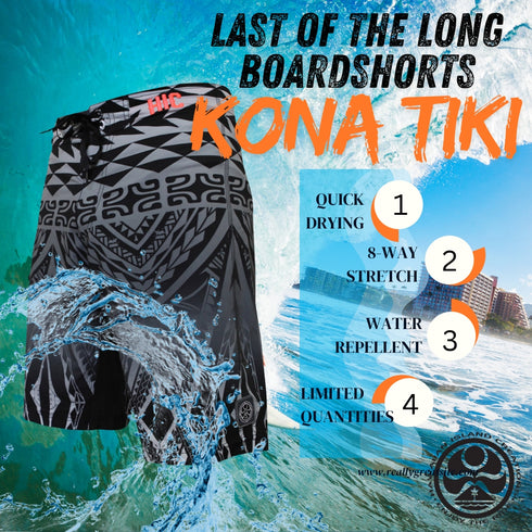 HIC 21" Kona Tiki 8 Way Octo Super Stretch Boardshorts