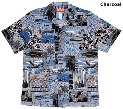 Hawaiian Lifestyle Image Men's Hawaiian Shirt
