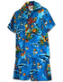 Dolphin Angelfish Boy's 2pc Hawaiian Cabana Set