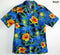 Neon Hibiscus Moon Men's Hawaiian Shirt
