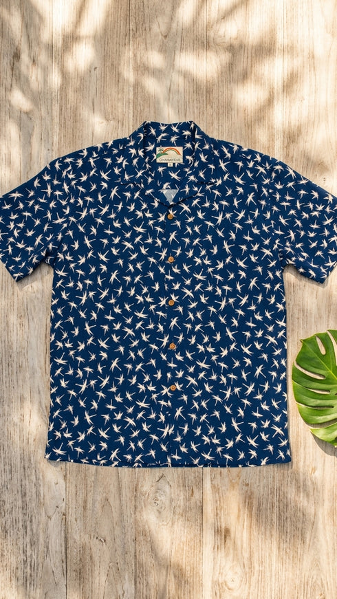 Paradise Found Men's Tom Selleck Magnum Bamboo Hawaiian Shirt