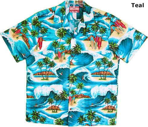 Pe'ahi Jaws Surf Break Men's Hawaiian Shirt