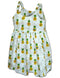Kawaii Cute Pineapples Girl's Hawaiian Flared Dress