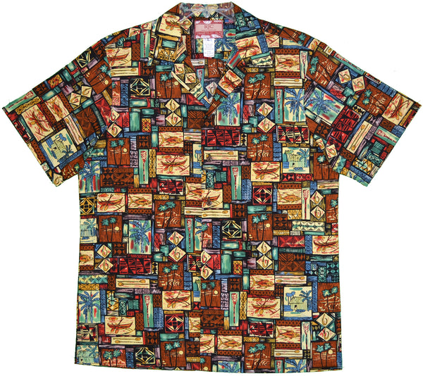 Wood Artisan Creation Men's Hawaiian Shirt