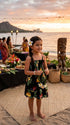 Bird of Paradise Display Girl's Hawaiian Smocked Dress
