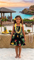 Bird of Paradise Display Girl's Hawaiian Smocked Dress