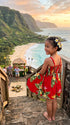 Bird of Paradise Display Girl's Hawaiian Smocked Dress