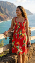 Women’s Smocked Tube Dress – Bird of Paradise Display