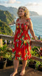 Women’s Smocked Tube Dress – Bird of Paradise Display