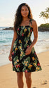 Women’s Smocked Tube Dress – Bird of Paradise Display