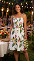 Women’s Smocked Tube Dress – Bird of Paradise Display
