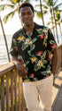 RJC Mens Bird of Paradise Display Rayon Shirt